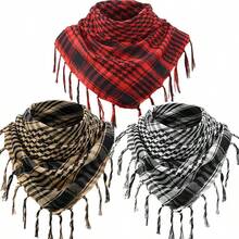 1pc Men's Tactical Desert Military Scarf, Arab Keffiyeh Scarf With Tassel Fringe - Tactical Scarf - View 3