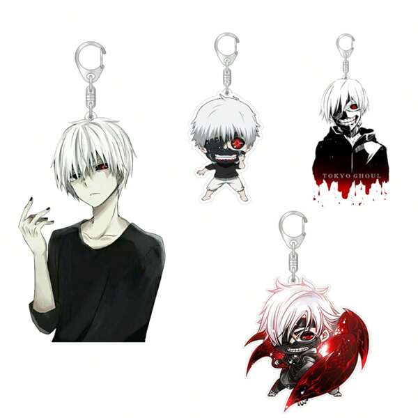 bandai Stationery Key Chain, Acrylic Bookmark Original Anime Acrylic Key Chain JKen Kaneki Touka Kirishima Shū Tsukiyama Yoshimura Cute Y2K Cartoon Pendant, Suitable For Shoulder Bags And Backpacks And Keys, The Perfect Gift For Fans, Cosplay Party Decoration Pendants Car Pendants Creative Anime Derivatives, Japanese Comic Pendants, Senior Anime Fans Collections, Otaku Series Gifts , Cheap Holiday Gifts,School Supplies,Back To School