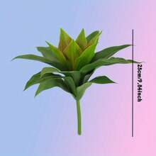 1/2 Stücke künstliche Agave Pflanze Deko UV-beständig tropische Sukkulente grüne Pflanze Frühling Sommer Kunstblumen für Garten, Balkon, Innenhof, Veranda, Küche, Esszimmer, Esstisch, Büro Heimdekoration