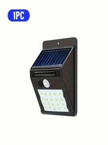 Luz Solar para Uso Externo, 20 LEDs, 3 Modos de Iluminação, Holofote Solar com Sensor de Movimento, Luz Solar de Parede para Pátio, Jardim, Cerca, Garagem