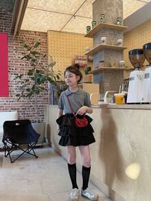 New Bowknot Mini Semi-Circle Handbag, Fashion Crossbody Bag, Bowknot Super Small Lipstick Pouch, Bowknot Coin Purse - A - View 6