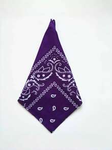 1 件时尚百搭印花新颖大头巾头带，适合所有季节