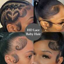 Niewidoczne nakładki na włosy z koronką z przodu dla kobiet - proste naturalne przedłużki włosów, łatwe w użyciu, zwiększające objętość plastry, lekkie i wygodne, bez potrzeby klejenia