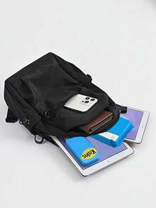 Nouveau sac poitrine pour hommes. Nouveau sac à dos multifonctionnel  de marque mode et imperméable pour hommes - Noir - Voir 3