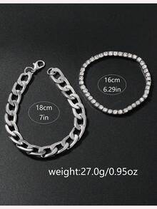 情侣手表套装，包含时尚石英手表和磁性情侣心形项链，适合日常佩戴、生日礼物、派对、节日聚会，也是送给自己或朋友的理想礼物。不含包装盒。