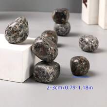 100g/250g/500g Piedras Tumbadas de Cuarzo Flameado Natural - Tamaño de Piedra Tumbada Natural de 2-3cm/0.76-1.18in, Piedra en Bruto Pulida en Forma de Nugget Grande, Decoración de Piedra Triturada, para Acuario, Plantas en Macetas y Decoración del Hogar