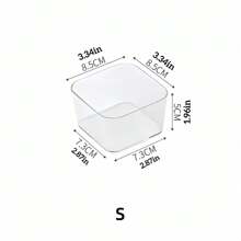 1 Pc Acrylic Desktop Organizer Display Box, Drawer Divider Storage Box, Multifunctional Vanity Makeup Cosmetic Organizer, Snack & Miscellaneous Storage Box Summer Necessity For Women Storage Organizer Gift Travel