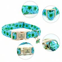 Lionheart Glory 狗项圈 可爱项圈 适合男孩或女孩 柔软可调节狗项圈 适合大型犬 宠物礼物 - 綠色 - 查看 5