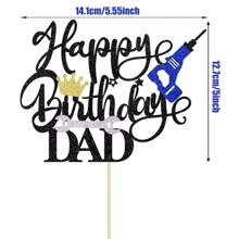 Topper na tort "Feliz Dia Del Padre", Topper na tort z okazji Dnia Ojca, Dekoracje Feliz Cumpleanos Papa, Dekoracje na przyjęcie z okazji Dnia Ojca
