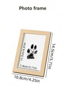 2pcs/1pc Pet Paw Print Kit (For Dogs And Cats), Dog Paw Print Pad Kit, Easy To Operate (Watch Video Before Using), No Ink No Contact Pet Paw Print Footprint Memorabilia, Used To Preserve Cat/Dog Paw Prints, Ideal For Commemorating The Growth Of Pets And Keeping Cherished Memories