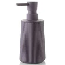 [Phthalate-Free] Soap Dispenser Phthalate-Free Plastic Ergonomic Pump Handle, Ribbed Texture Bathroom & Kitchen Use Modern Bathroom Accessories