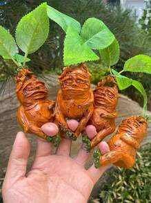 1pc, Funny Leaf Dwarf Resin Garden Forest Decoration, Mandrake Resin Statue, Micro Landscape Ornament, Outdoor Garden, Patio, Living Room, Bedroom, Outdoor, Decorative Resin Crafts