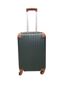 mala para viagem para 12kg com ziper antifurto 57*36*25 - Verde Militar - Visão 5