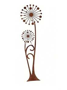 1 件/2 件乡村蒲公英花园装饰 - 花卉金属花园桩，经典风格，适合家庭花园装饰，送给朋友的最佳礼物，无需电源或电池，户外装饰 - 彩色 - 查看 11