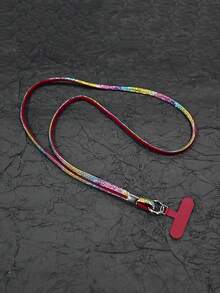 1 件闪亮水晶钻手机挂绳/带可调节长肩带，时尚女士腕饰饰品，含透明垫 - 彩色 - 查看 14