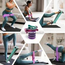 3pcs Resistance Band - The Most Suitable Sports Belt For Women And Men - Thick Elastic Fabric Fitness Belt, Used For Exercising Leg, Hip, And Hip Muscles - Stretching Fitness Hip Loop, Suitable For Gyms And Home Fitness, Squats, And Yoga(3/1pc)