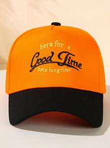 Gorra de béisbol de visera para hombre casual de verano con eslogan gráfico