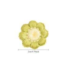 10PCS Small Flower Patches Hand Stitch On Applique For Clothes Embroidered For Clothing DIY Motif Stripes Clothes 20mm/13mm
