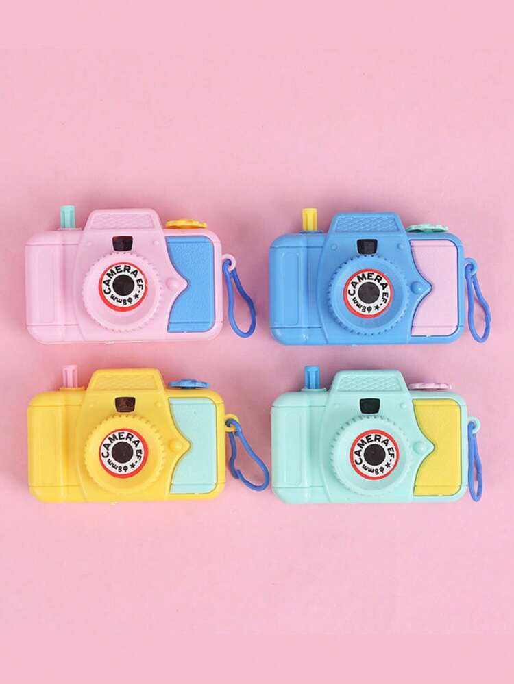 10 قطع لعبة على شكل كاميرا بألوان عشوائية، مثالية كحشوة للأعياد والحفلات وحشوة الطبق الإسباني الريفي - متعدد الألوان - مشاهدة 4