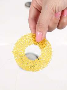 24pcs Kitchen & Bathroom Sink Hair Catcher Sponges, Drain Filter Cotton, Hair Stopper For Bathtub, Washbasin, Easy Installation And Cleaning, Effective Drainage, Minimalist Design, Suitable For Bathroom, Sink, Shower Drain, Tub & Shower
