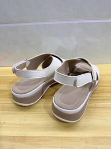 Women's Sandals & Slippers, New Summer Casual Flat Comfortable Beach Shoes, Fashionable Vacation Style Slip-On, Daily Wear, Simple, Preppy, Classic Design, Spring/Summer