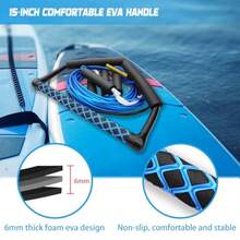 75FT Wakeboard Rope And Handle No Stretch Dyneema Wakeboard Tow Rope 4 Sections Floating Water Ski Ropes For Wakeboarding Waterskng Kneeboarding And Wakesurfing - Blue - View 4