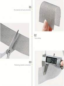2/3/6 Rolls Anti-Mosquito Screen Repair Tape, Window Barrier Repair Tape, Door And Window Water Flow Hole Repair Sheet, Strong Adhesive Fiberglass Mesh Repair Tape, Self-Adhesive Mesh Tape Suitable For Repairing Window Screens, Designed To Repair Broken Holes And Prevent Insects Such As Mosquitoes From Entering, Screen Patch Repair Kit