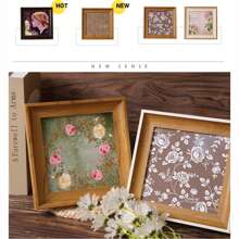1/3/5/10pcs Customizable Slanted Edge Wooden Photo Frames, Vintage Frame, Fits 5"X 6" Photos, Tabletop Display, Home Decor, Lovely & Delicate. Personalized Gift, Couple Photo, Holiday/Birthday Gift.