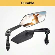 1pc 360° Adjustable Bicycle Rearview Mirror, Suitable For Bicycles, Electric Bikes, Skateboards And Snow Bikes