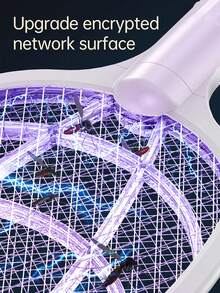 Portable Automatic Electric Mosquito Swatter,Usb Rechargeable Mosquito Swatter For Home Use,With A Base, Suitable For Rooms, Homes, Offices, And Camping.Kill Mosquitoes, Flies, Fruit Flies And Flying Insects - Multicolor - View 6