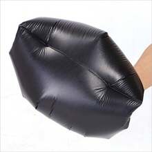 50pcs/100pcs Heavy Duty Black Garbage Bags, Disposable Handle-Tie Trash Bin Liners For Household Use, Use In The Kitchen, Summer Beach Party, Trash Storage, Organizer, Camping, Party, Room Decoration, Living Room, Bathroom, Kitchen Supplies