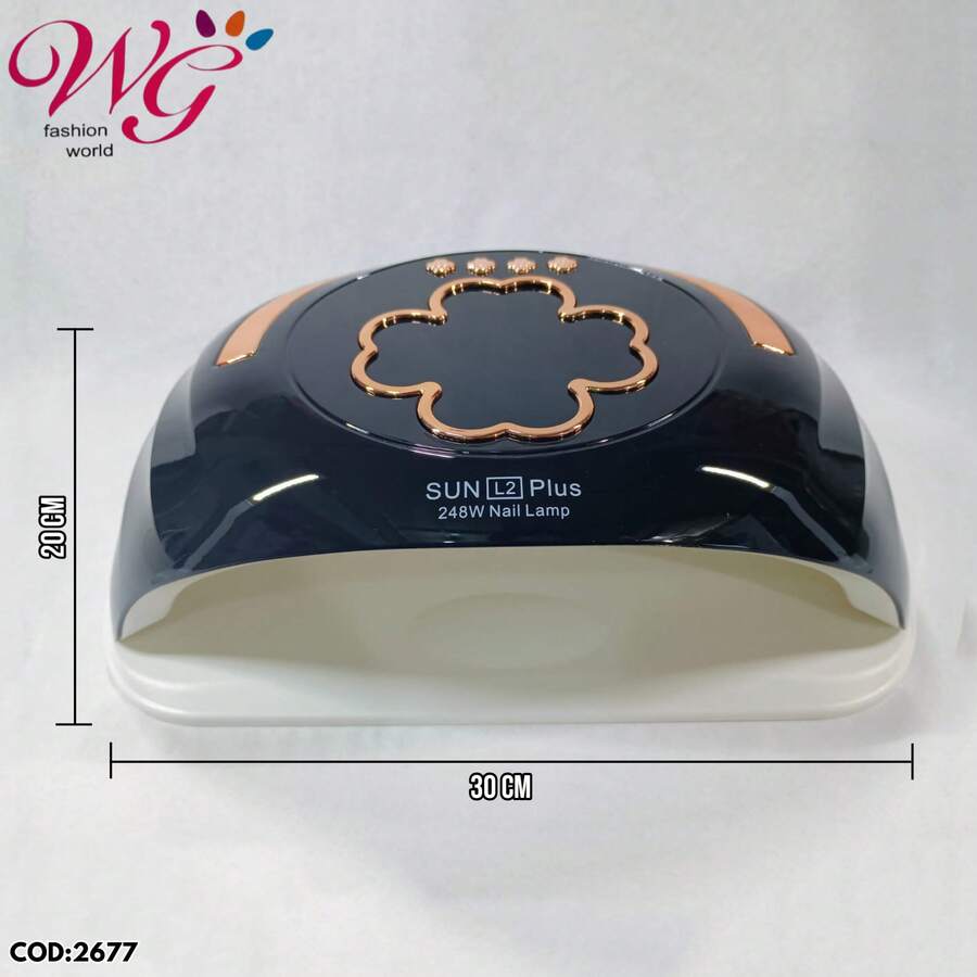 Lampara Profesional Para Uñas SUN L2 Plus - Negro - Ver 1