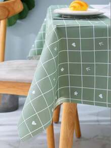 1 Peça Toalha de Mesa à Prova d'Água, à Prova de Óleo e Lavável de Estilo Nórdico com Estampa Floral para Mesa de Café, Produto Transfronteiriço