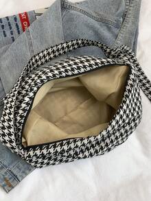 1 件豹纹帆布托特包，大容量，防盗拉链，时尚女士单肩斜挎包，旅行购物，可调节肩带，带配件 - 彩色 - 查看 8