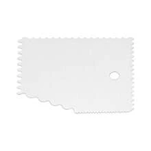 1pc Stainless Steel Cake Scraper, 4-Sided Cake Leveler Baking Tool, Kitchen Gadget, Cooking Accessory