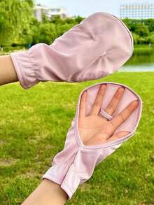 女士袖套，凉爽防紫外线防晒罩，可遮盖手臂，户外压缩手臂 - 彩色 - 查看 12