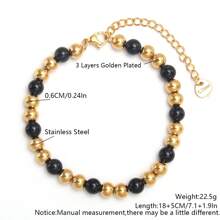 1pc Stretch Stainless Steel Bracelets Gold Sliver Color 2MM 5MM 8MM Stacked Ball Beaded Bracelet For Women Men Jewelry
