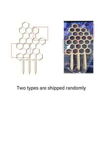 Wooden Honeycomb Plant Climbing Frame Creative Grid Climbing Plant Frame Gardening Potted Plant Frame Fixed Support Rod Indoor Plant Grid Honeycomb Shaped Room Grid For Climbing Plants Small Plant Grid For Plants Pot Stand Firm Plant Scaffolds