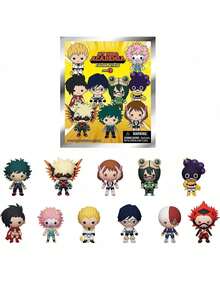 1PC Crunchyroll Officially Licensed Key Chain Blind Bag Mystery Anime Figure Mini Adorable Random One Midoriya Izuku And Bakugou Katsuki Or Other Characters Cartoon Merch Cute Anime Character Bulk Statue Surprise Gift Collectible Ornament - Phong cách 3 - Xem 8