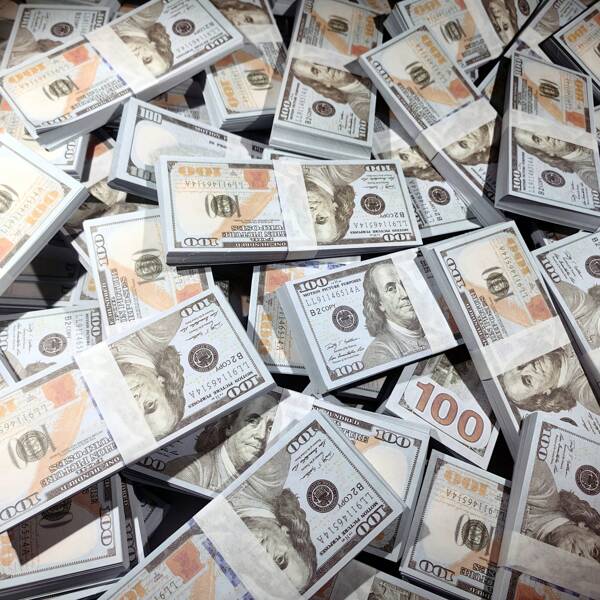 10pcs 11.6*4.9cm Small Size 100 US Dollars, 100/200pcs Large Size 100 US Dollars, 100$ Commemorative Coins For Home Decoration, 100$ Prank Props Paper, Board Game Props Paper, Party Atmosphere Euro Banknotes, Wallet Decoration Banknotes
