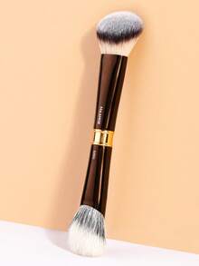 MAANGE 1 Stück Aluminium Tube Dual Head Make-up Pinsel Set, Foundation Pinsel, Puder Pinsel, Rouge Pinsel, Make-up Werkzeuge für tägliches Make-up, Reise Make-up Pinsel Set Geschenk für Frauen & Mädchen, Foundation Pinsel, Concealer Pinsel, Rouge Pinsel, Kontur Pinsel, Rouge Pinsel, Bronzer Pinsel, Puder Pinsel, Foundation Pinsel, Rouge Pinsel, Geschenkartikel - Kaffeebraun - Übersicht 5