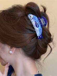 1 Peça Acessório de Prendedor de Cabelo em Acrílico com Design de Animal Excêntrico 2025, Prendedor de Cabelo Casual de Verão, Prendedor de Cabelo, Grampo de Cabelo, Grampo de Cabelo, Presilha de Cabelo
