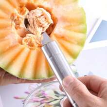 2pcs Double-Headed Metal Fruit Baller Spoon Multi-Use Fruits DIY Carving Tool For Watermelon Melon Pitaya Easy Scoop For Dessert