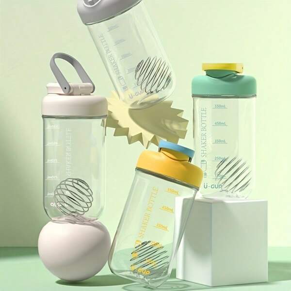 Sports/Fitness Water Bottle/Shaker Cup, Cute Design For Women To Carry Protein Powder/Smoothie, Summer, Multi-Sizes Available