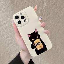 Lindo regalo de gato pequeño para hombres y mujeres, funda protectora de teléfono personalizada, elegante y sencilla, con protección contra golpes y caídas, suciedad y durabilidad, adecuada para  17/17 Pro/17 Pro Max/17 Air/ 16/16 Pro/16 Pro Max/16 Plus/ 15/15 Pro Max/15 Pro/15 Plus/ 14/14 Pro/14 Plus/14 Pro Max/ 13/13 Pro/13 Pro Max/12/12 Pro/12 Pro Max/11/11 Pro/11 Pro Max/XR/X/XS/XS Max. Es el regalo de cumpleaños perfecto para novias, novios, esposos, esposas, amigos o para uno mismo, innovador y a la moda, adecuado tanto para hombres como para mujeres.Interesantes y únicas fundas de teléfono multicolor populares en negro y blanco - Blanco 1391 - Ver 6