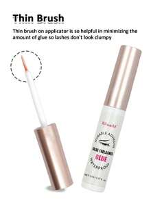 Rikuaild 1支5毫升睫毛嫁接胶水，持久、速干、防水、透明白、低刺激性，睫毛嫁接工具 - 彩色 - 查看 4