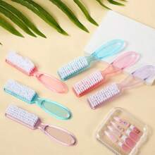 30 PCS Nail Scrubber Brush Handle Grip Nail Brushes For Cleaning Fingernails Toenails Finger Nail Brush Set For Cuticle Manicure Pedicure Women Men Home Salon