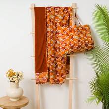 Tramas+ 配套紗籠毛巾和包袋套裝 - 帶有獨家印花的沙灘巾和包袋 - 非常適合夏季、海灘、泳池和度假 - 快乾、舒適、柔軟 - ✅ 24/72 小時送貨到西班牙（半島） - 盧米卡爾德拉 - 查看 7