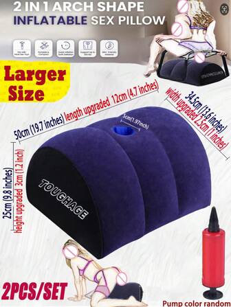 2025 Multifunctional Inflatable Half Moon Sex Pillow, Sex Toys Dildo Adult Toy Mount For Coupe Sex Women G Spot Position Cushion Multifunctional Inflatable Support Pillow, Sex, Sexy, SM Products,Sex Furniture For Bedroom Dildo Chair Dildo Holder Sex Cushion