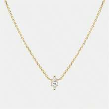 VKHK 1pc Luxury 14K Gold Plated Cubic Zirconia Water Drop Pendant Necklace, Suitable For Women's Daily And Wedding Wear, Gift - Yellow Gold - View 5